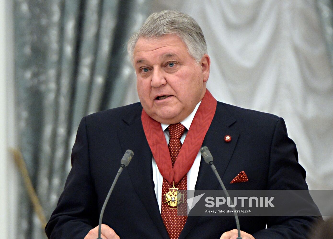 Ceremony of giving state decorations in Kremlin