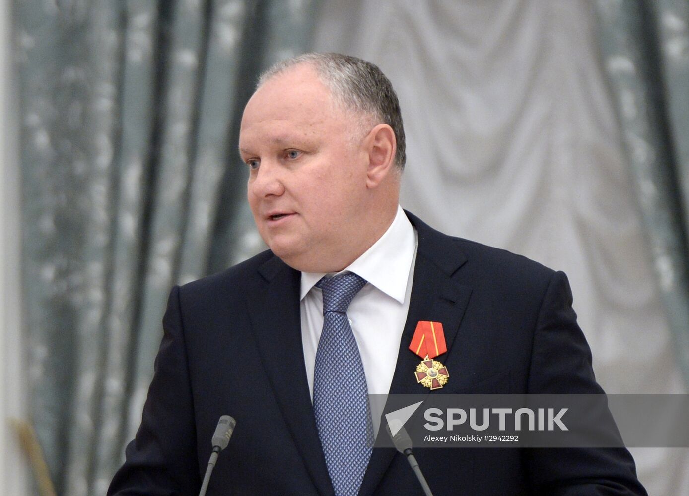 Ceremony of giving state decorations in Kremlin