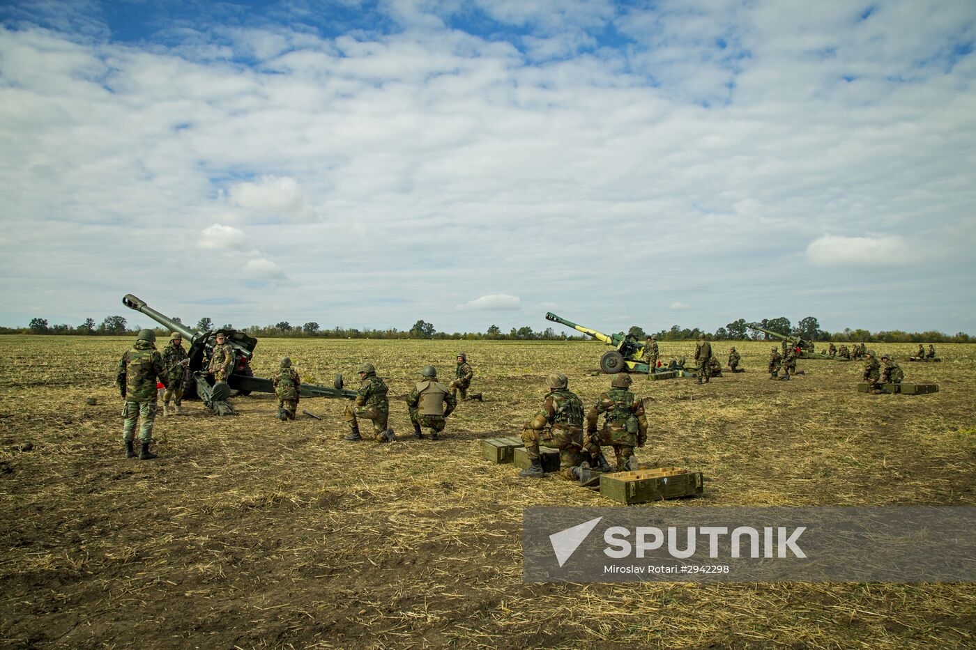 Military exercise " Fire Shield 2016" in Moldova