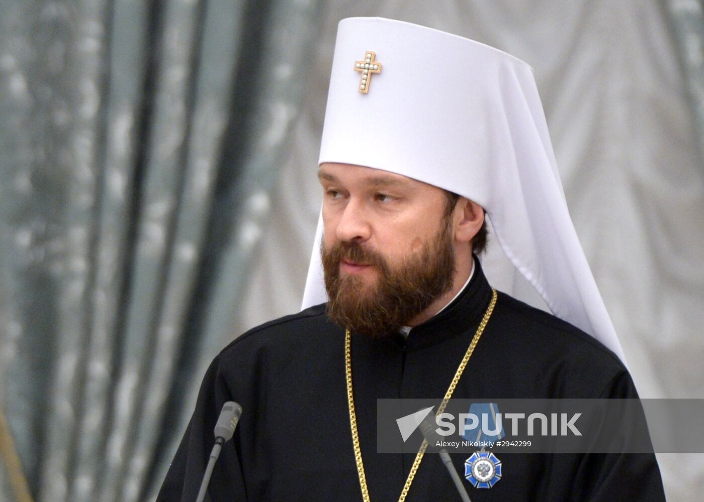 Ceremony of giving state decorations in Kremlin