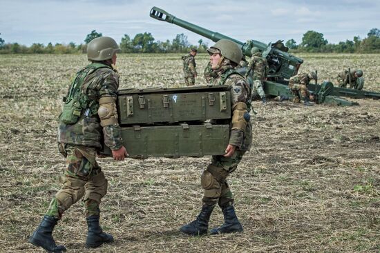 Military exercise " Fire Shield 2016" in Moldova