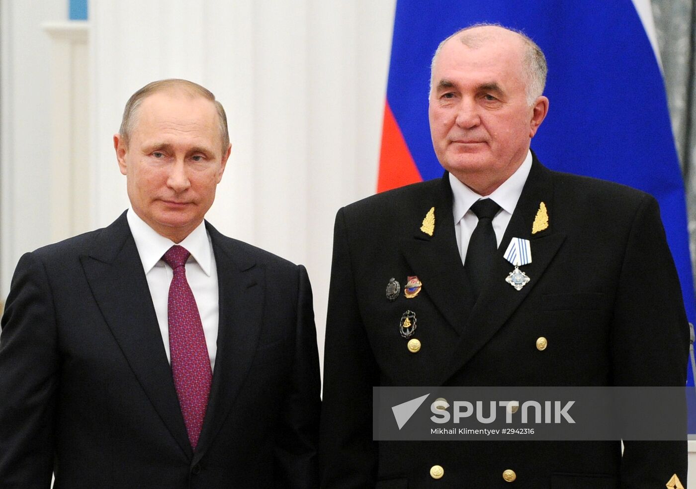 Ceremony of giving state decorations in Kremlin