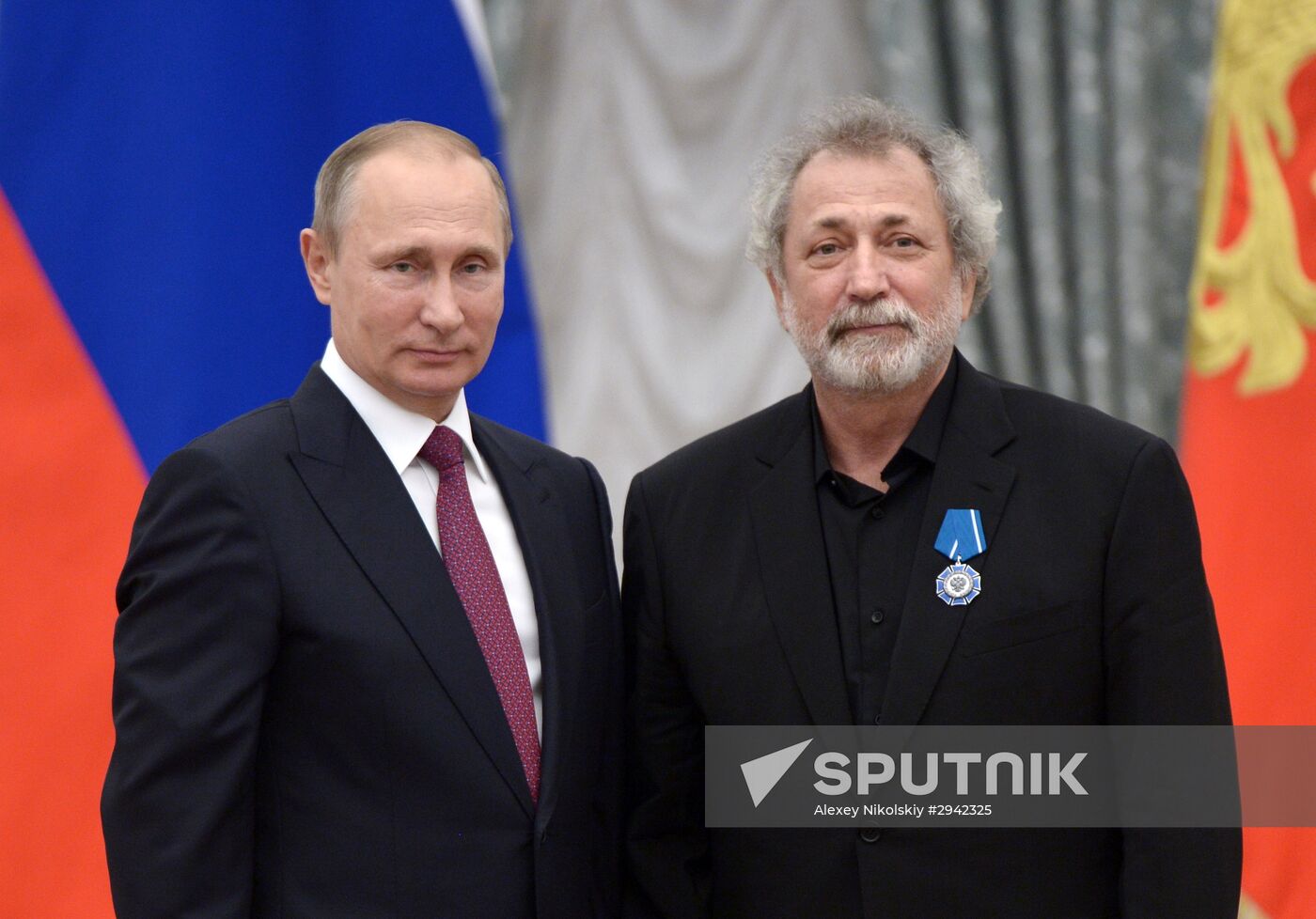 Ceremony of giving state decorations in Kremlin