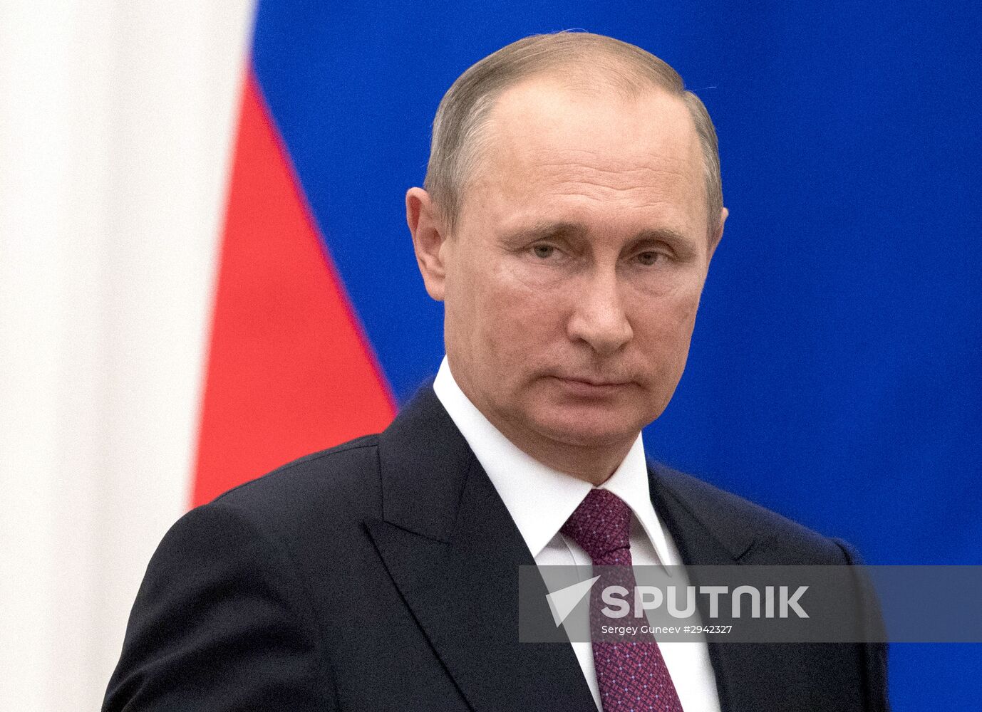 Ceremony of giving state decorations in Kremlin