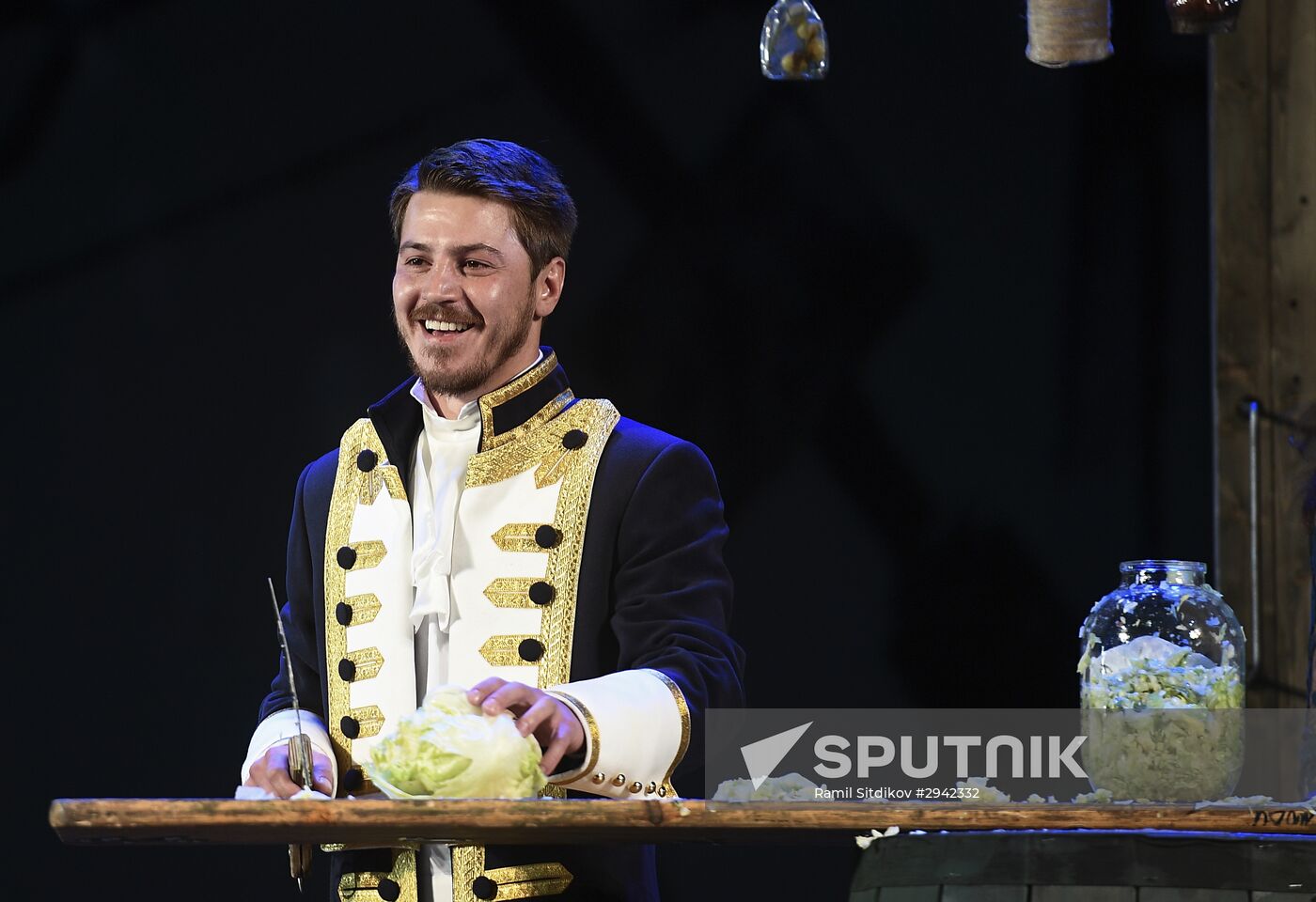 The Moscow Gubernsky (Provincial) Theatre troop reunion before the start of a new season