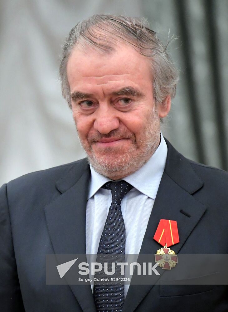 Ceremony of giving state decorations in Kremlin