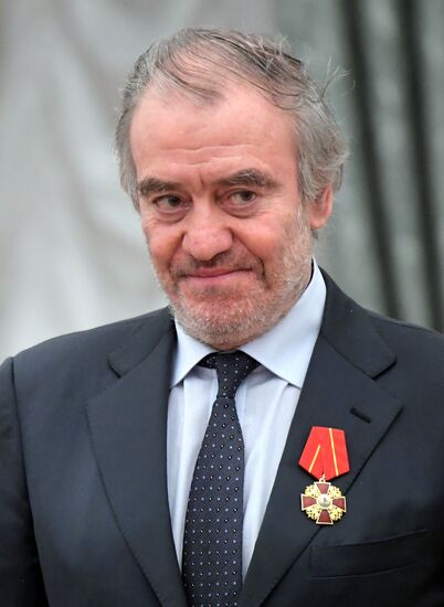 Ceremony of giving state decorations in Kremlin