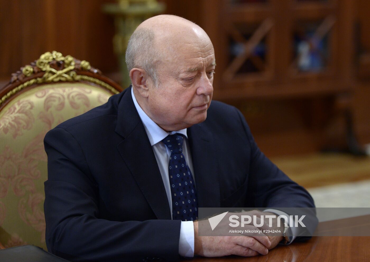 President Putin meets with Naryshkin, Fradkov