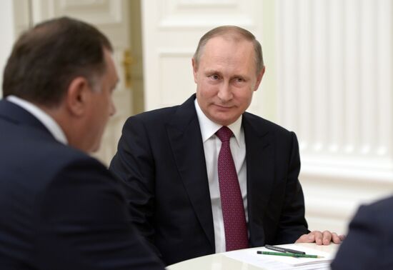 President Putin meets with President Dodik of Republika Srpska in Bosnia and Herzegovina