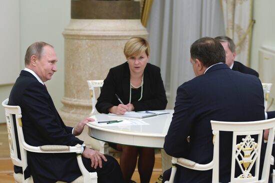 President Putin meets with President Dodik of Republika Srpska in Bosnia and Herzegovina