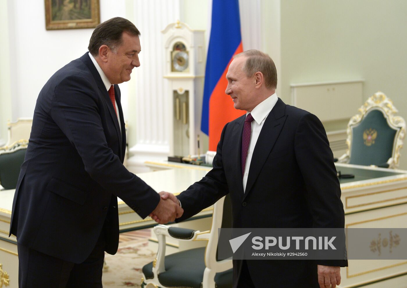 President Putin meets with President Dodik of Republika Srpska in Bosnia and Herzegovina