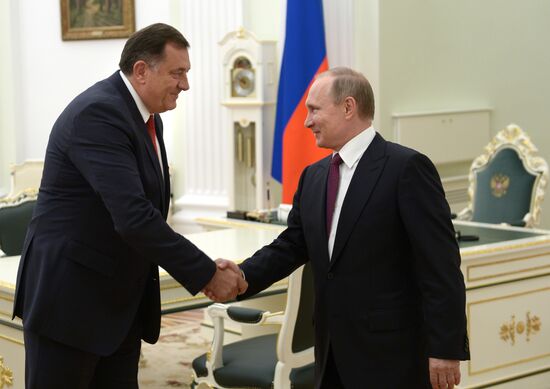 President Putin meets with President Dodik of Republika Srpska in Bosnia and Herzegovina