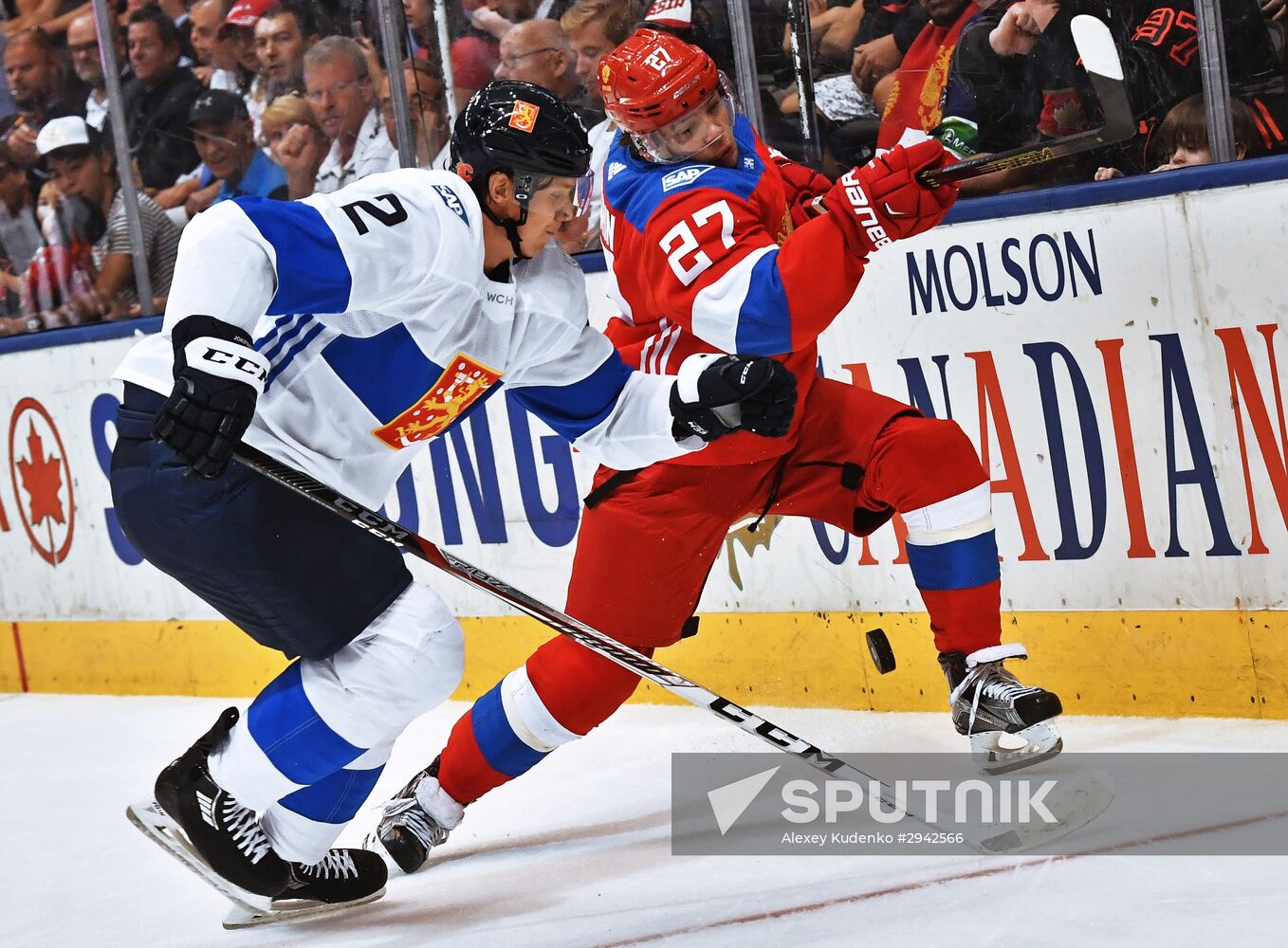 2016 World Cup of Hockey. Russia vs. Finland