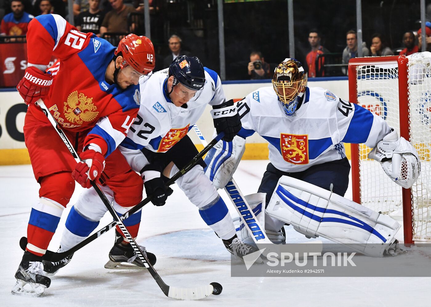2016 World Cup of Hockey. Russia vs. Finland