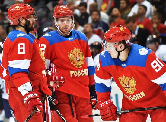 2016 World Cup of Hockey. Russia vs. Finland