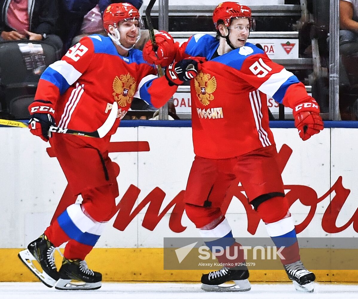 2016 World Cup of Hockey. Russia vs. Finland