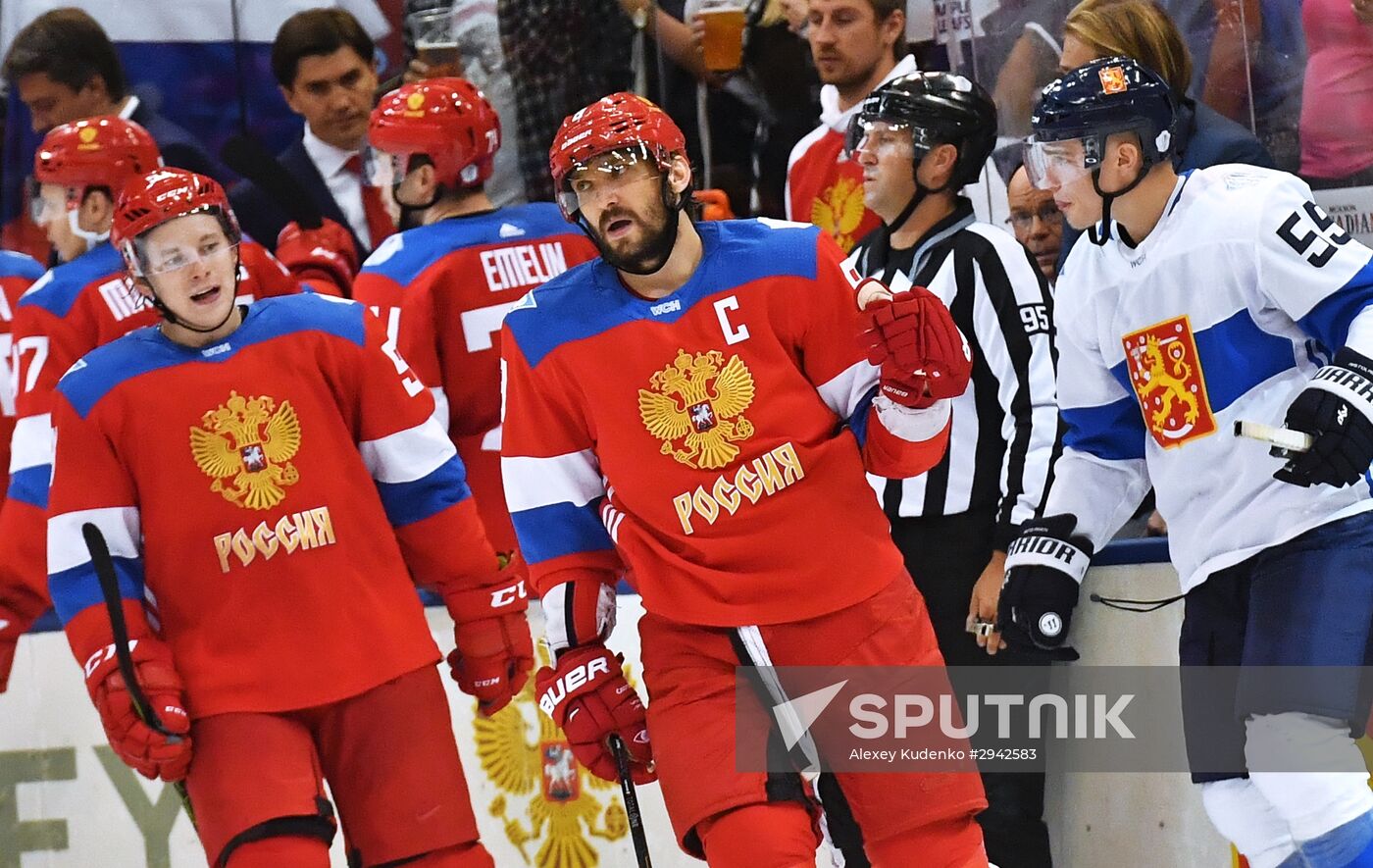2016 World Cup of Hockey. Russia vs. Finland