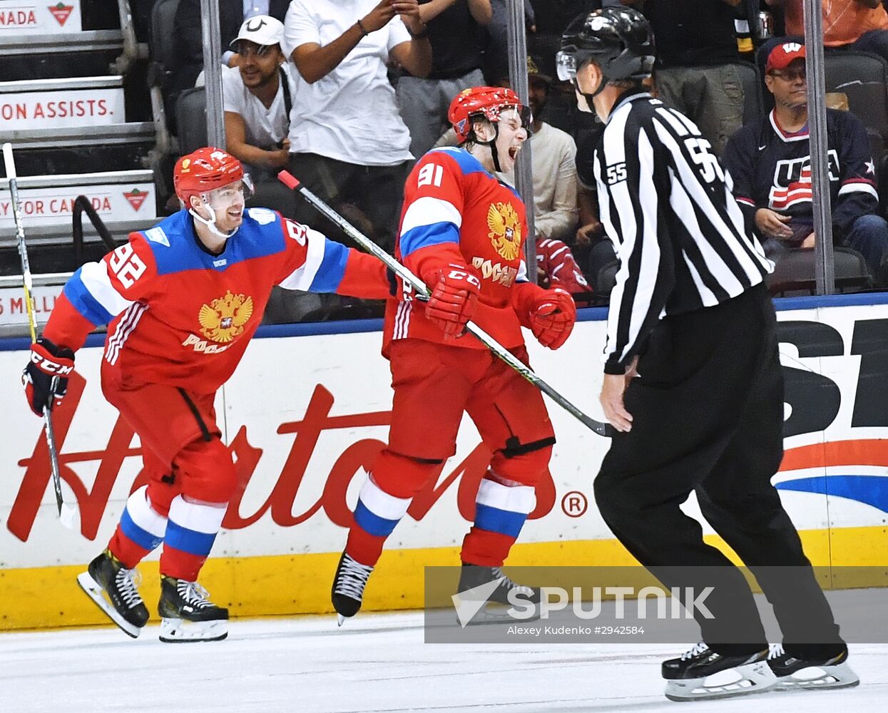 2016 World Cup of Hockey. Russia vs. Finland