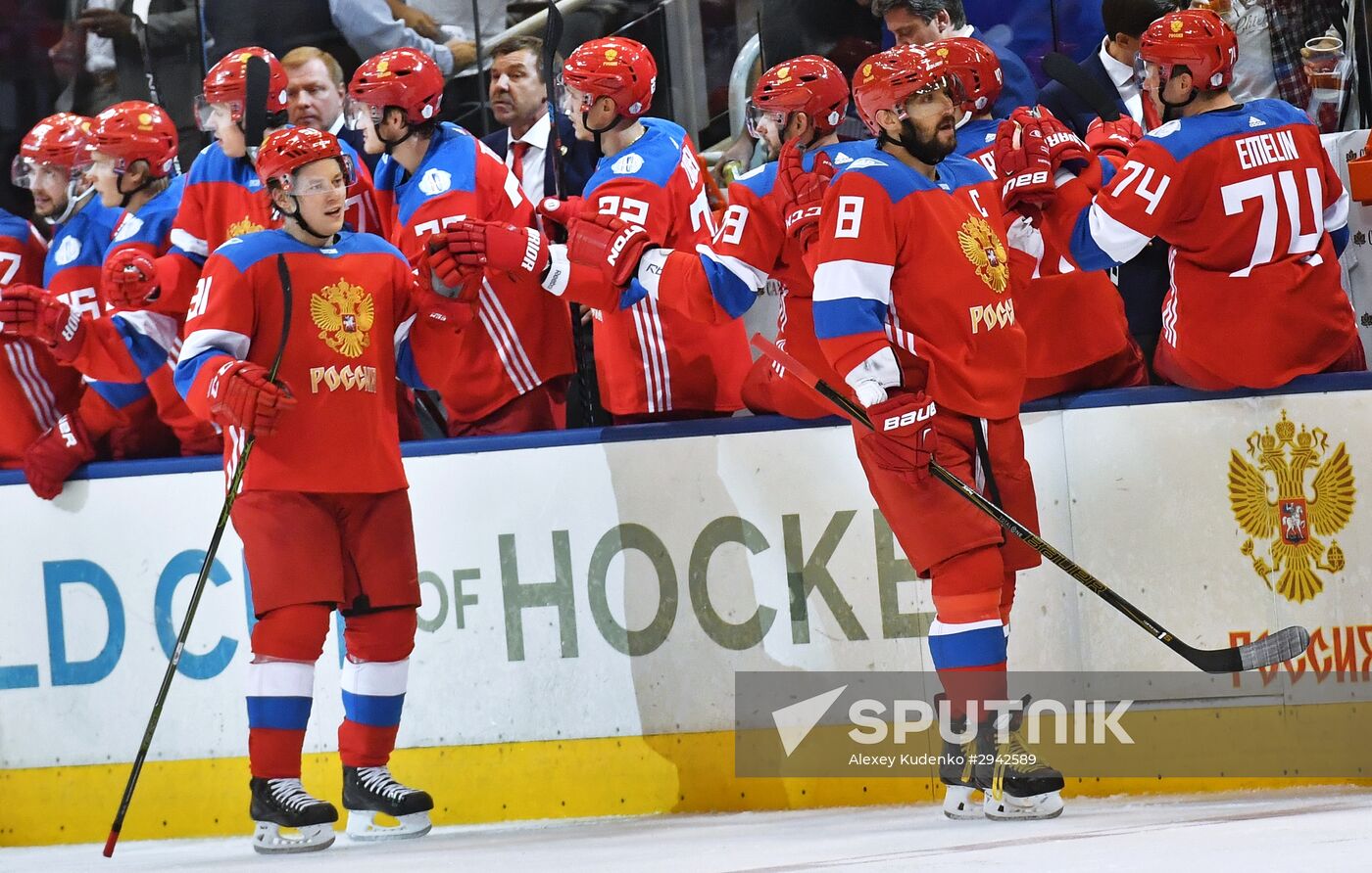 2016 World Cup of Hockey. Russia vs. Finland