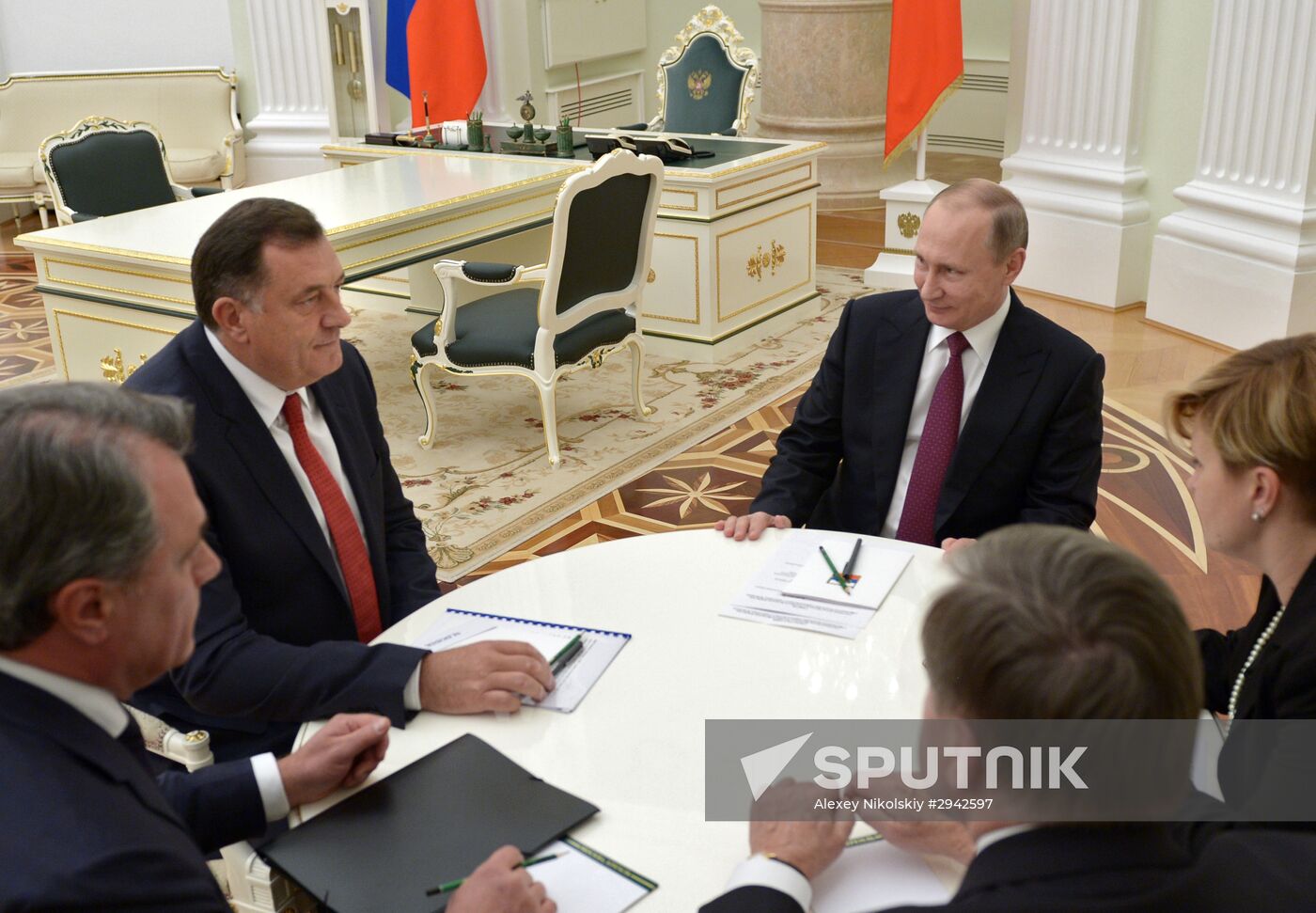 President Putin meets with President Dodik of Republika Srpska in Bosnia and Herzegovina
