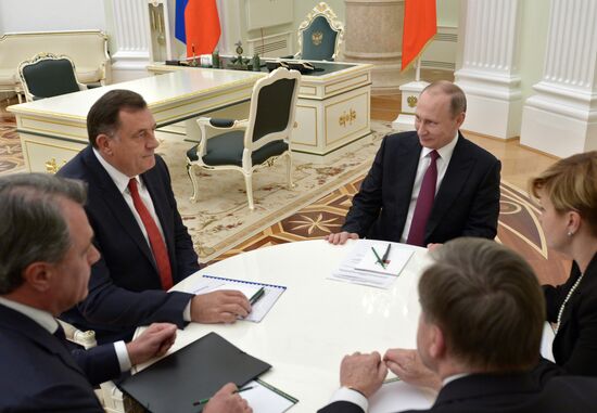 President Putin meets with President Dodik of Republika Srpska in Bosnia and Herzegovina