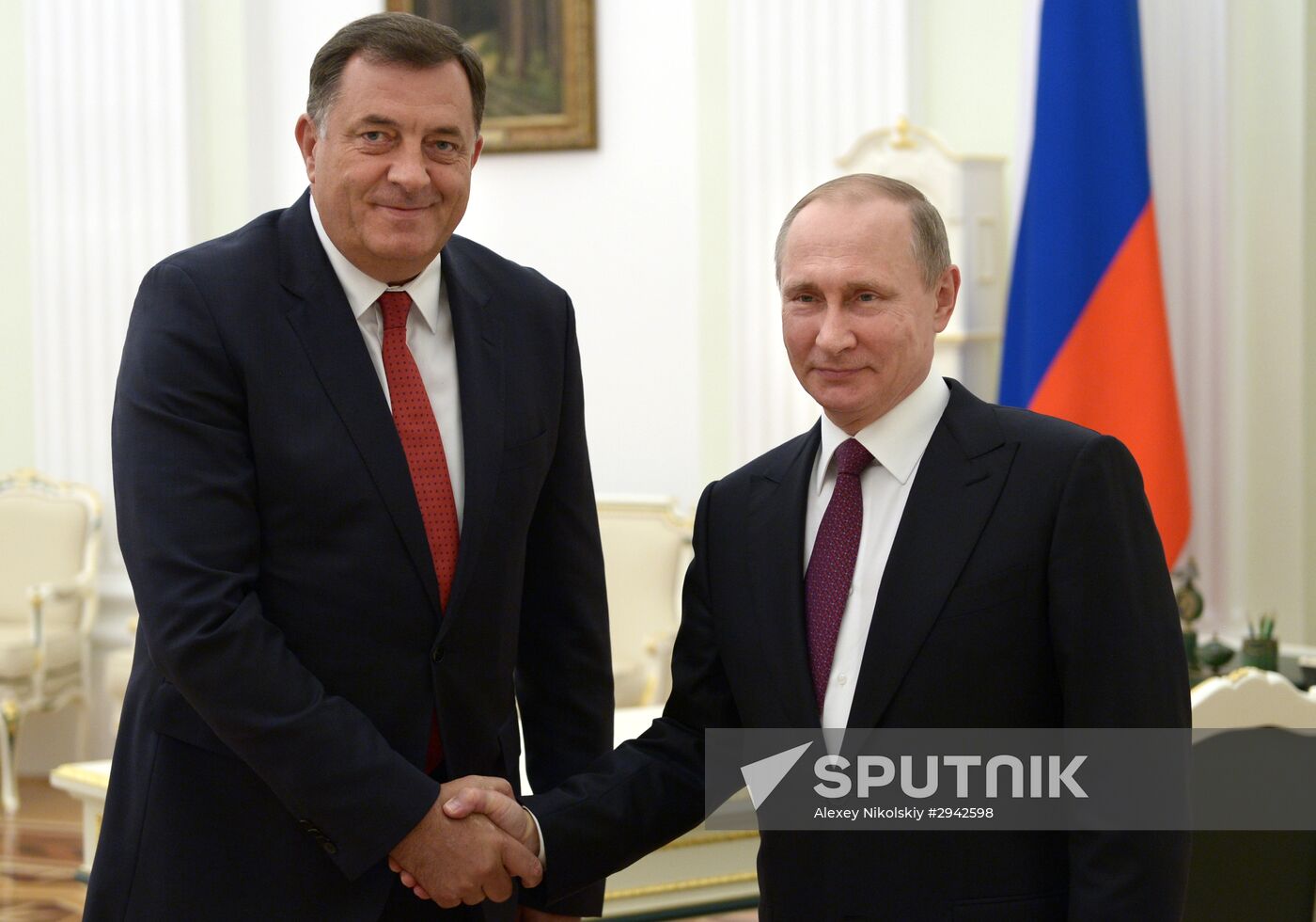 President Putin meets with President Dodik of Republika Srpska in Bosnia and Herzegovina