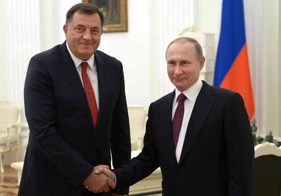 President Putin meets with President Dodik of Republika Srpska in Bosnia and Herzegovina