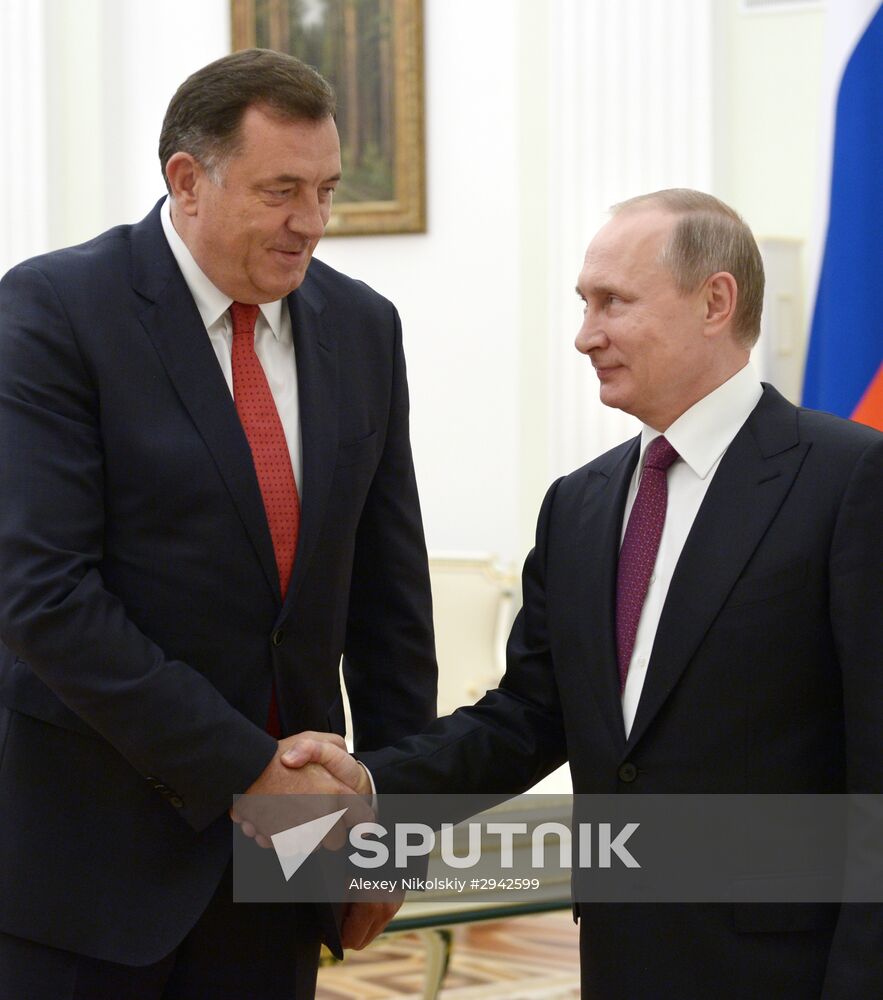 President Putin meets with President Dodik of Republika Srpska in Bosnia and Herzegovina