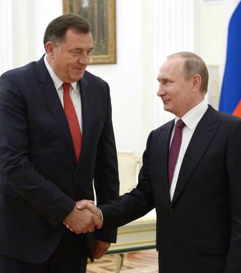 President Putin meets with President Dodik of Republika Srpska in Bosnia and Herzegovina