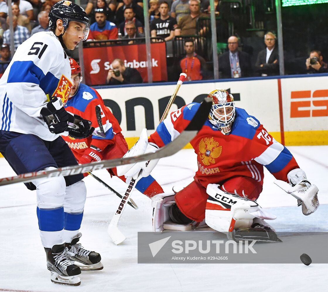 2016 World Cup of Hockey. Russia vs. Finland
