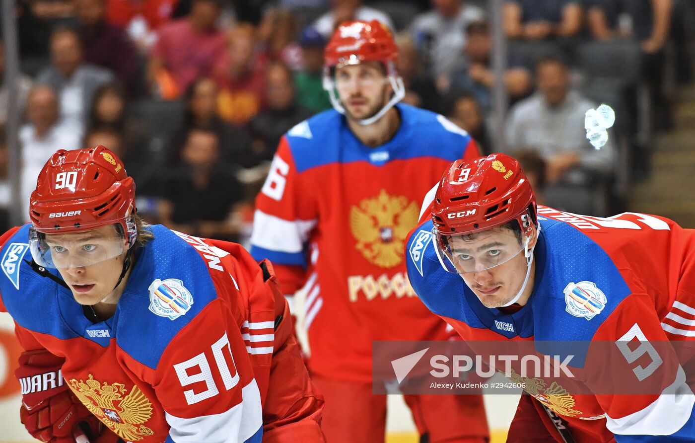 2016 World Cup of Hockey. Russia vs. Finland