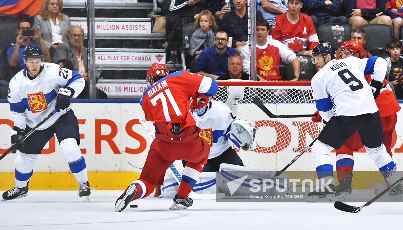 2016 World Cup of Hockey. Russia vs. Finland