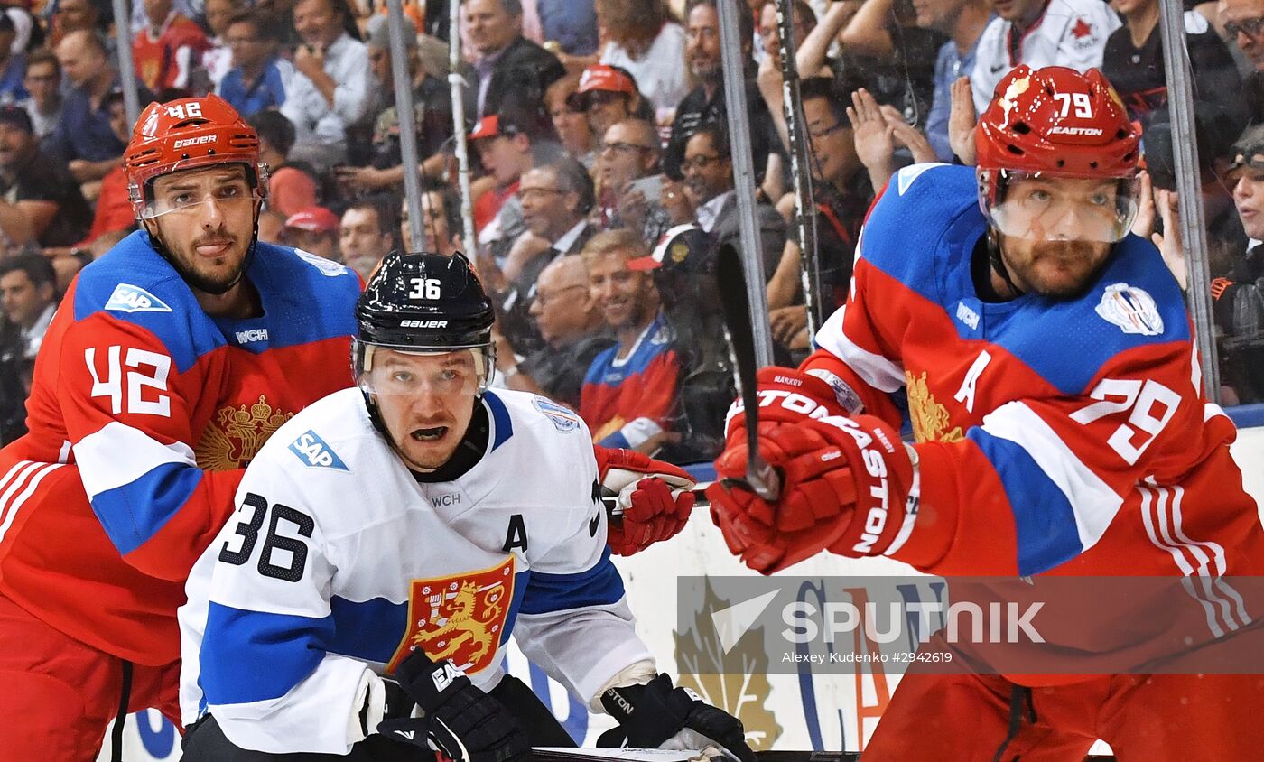2016 World Cup of Hockey. Russia vs. Finland