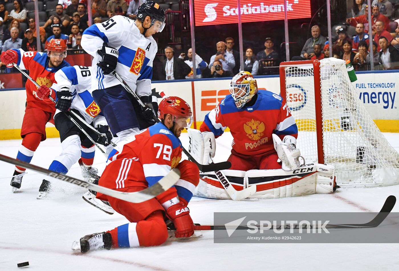2016 World Cup of Hockey. Russia vs. Finland