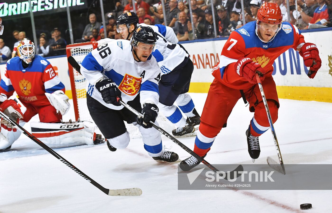 2016 World Cup of Hockey. Russia vs. Finland
