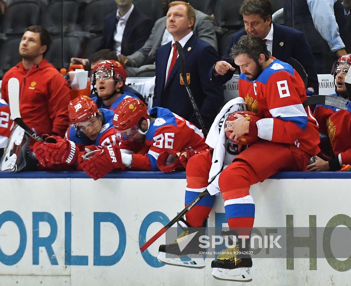 2016 World Cup of Hockey. Russia vs. Finland