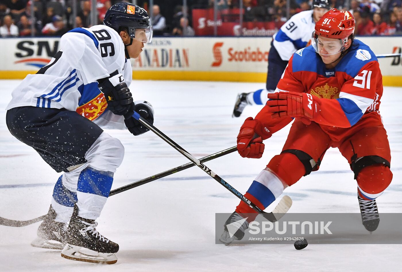 2016 World Cup of Hockey. Russia vs. Finland