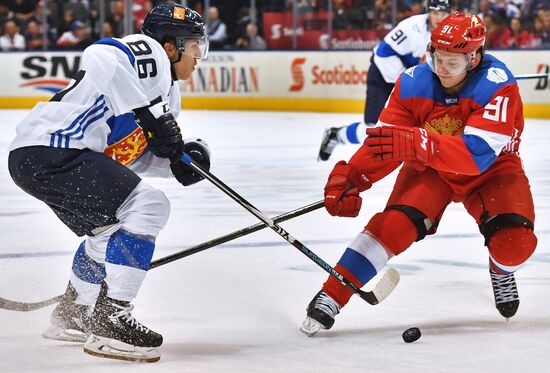2016 World Cup of Hockey. Russia vs. Finland
