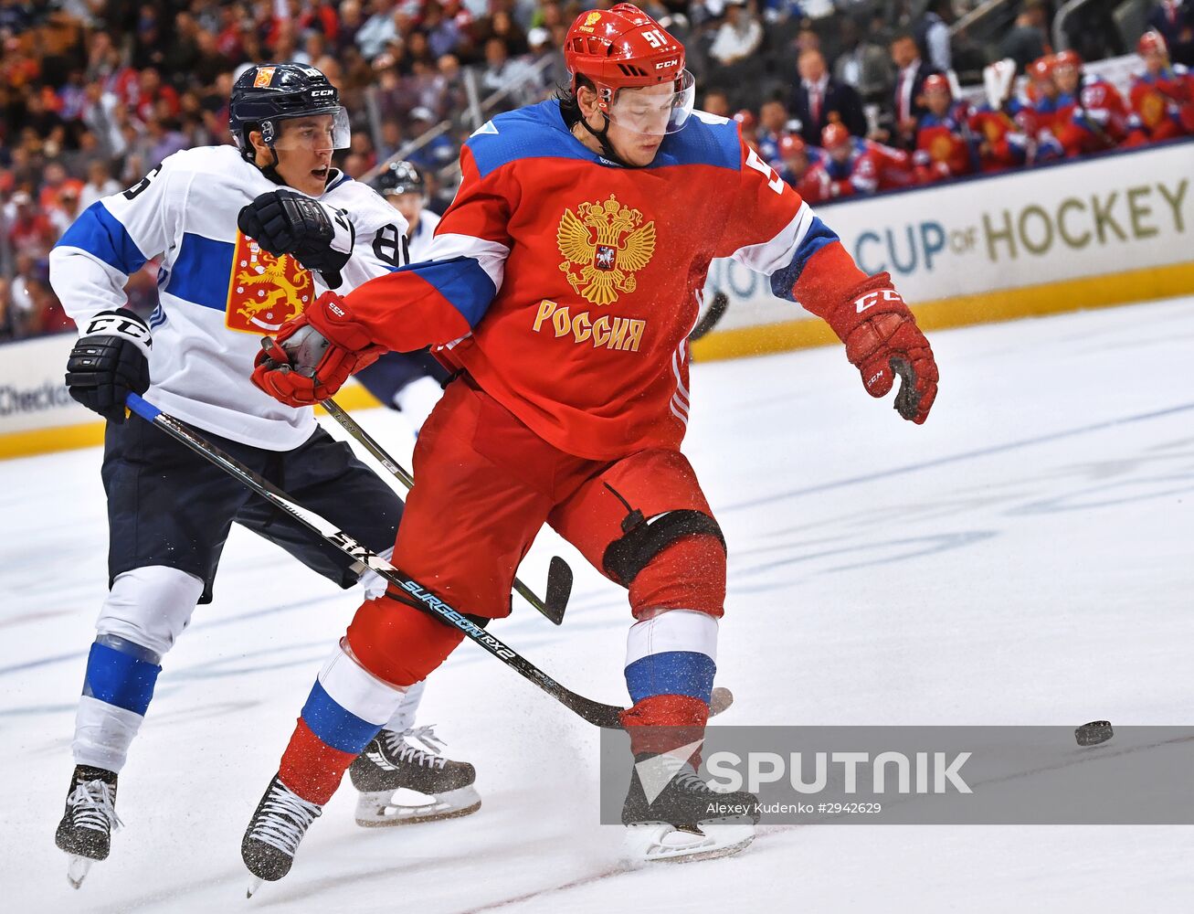 2016 World Cup of Hockey. Russia vs. Finland