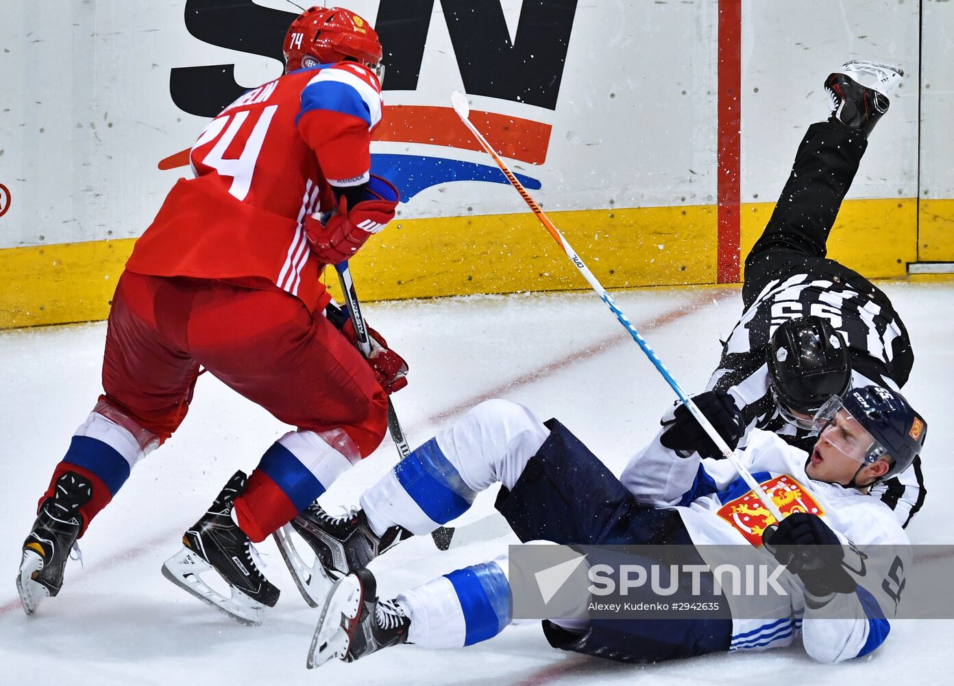 2016 World Cup of Hockey. Russia vs. Finland