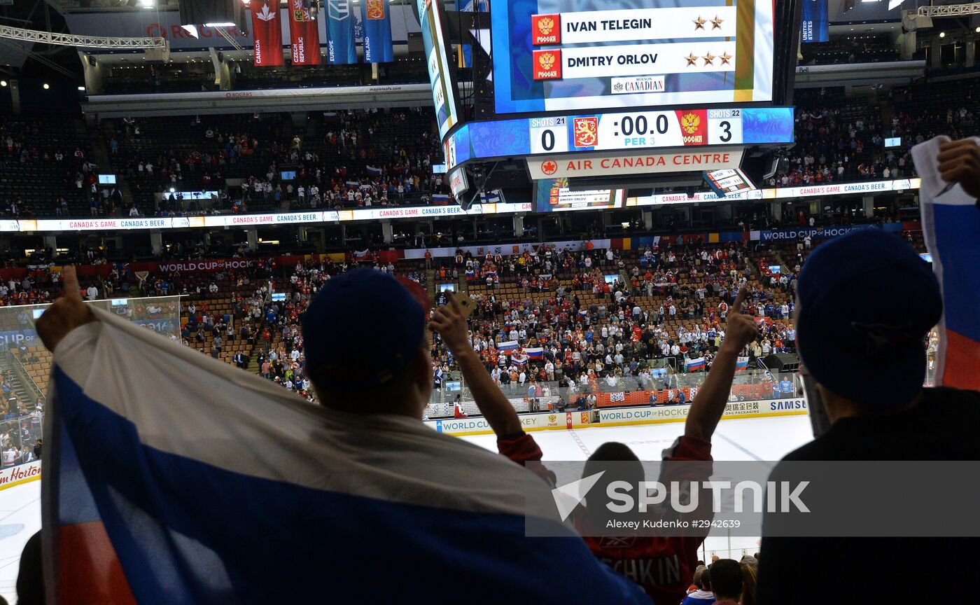 2016 World Cup of Hockey. Russia vs. Finland