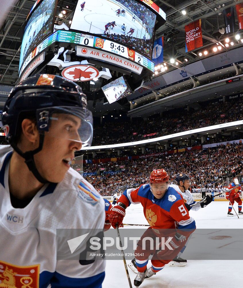 2016 World Cup of Hockey. Russia vs. Finland