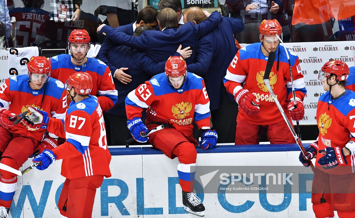 2016 World Cup of Hockey. Russia vs. Finland
