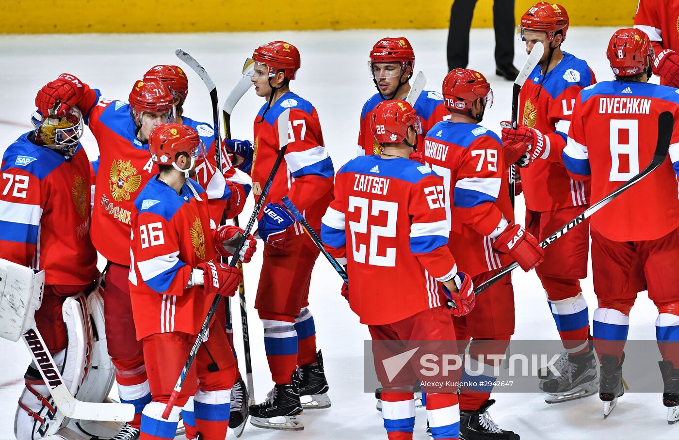 2016 World Cup of Hockey. Russia vs. Finland