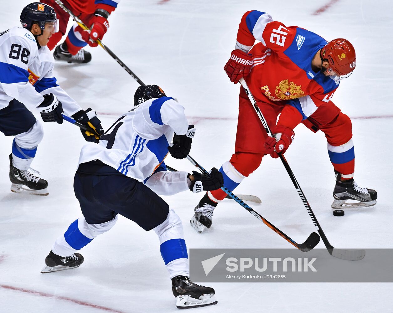 2016 World Cup of Hockey. Russia vs. Finland