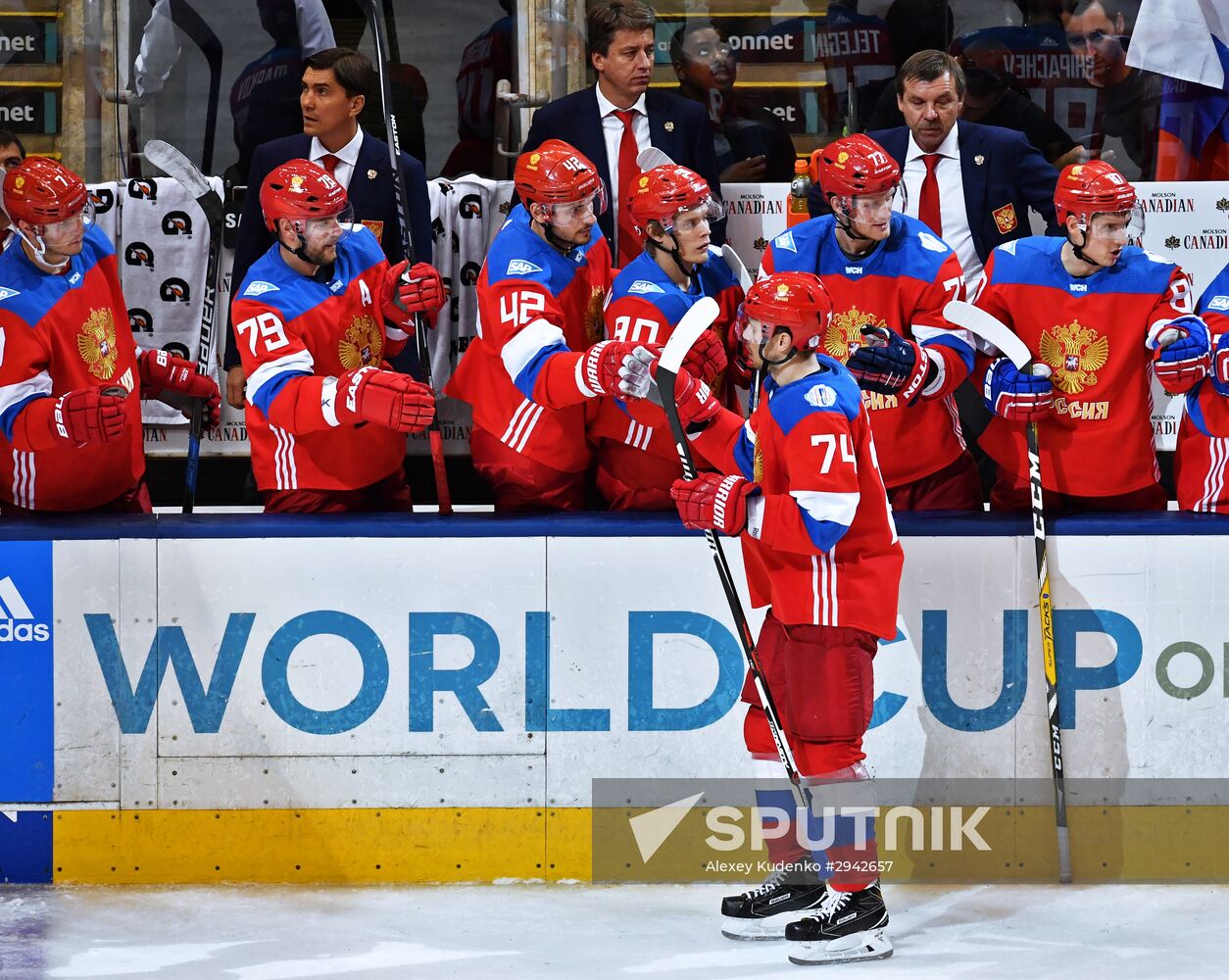 2016 World Cup of Hockey. Russia vs. Finland