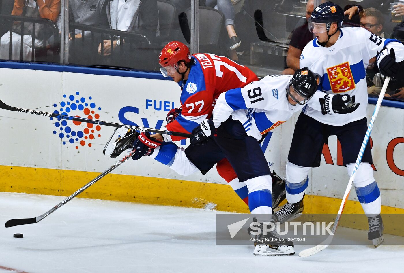 2016 World Cup of Hockey. Russia vs. Finland