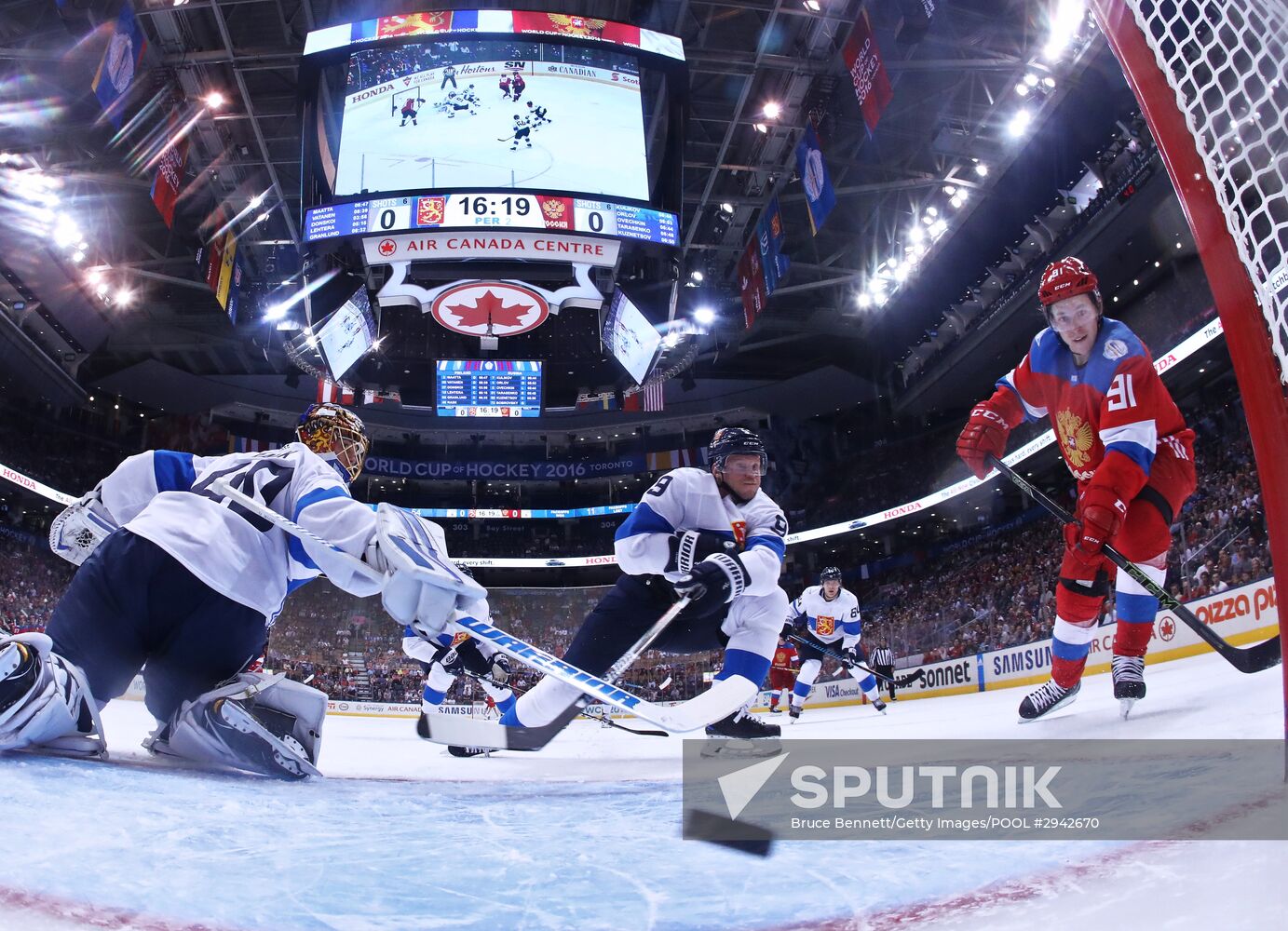 2016 World Cup of Hockey. Russia vs. Finland