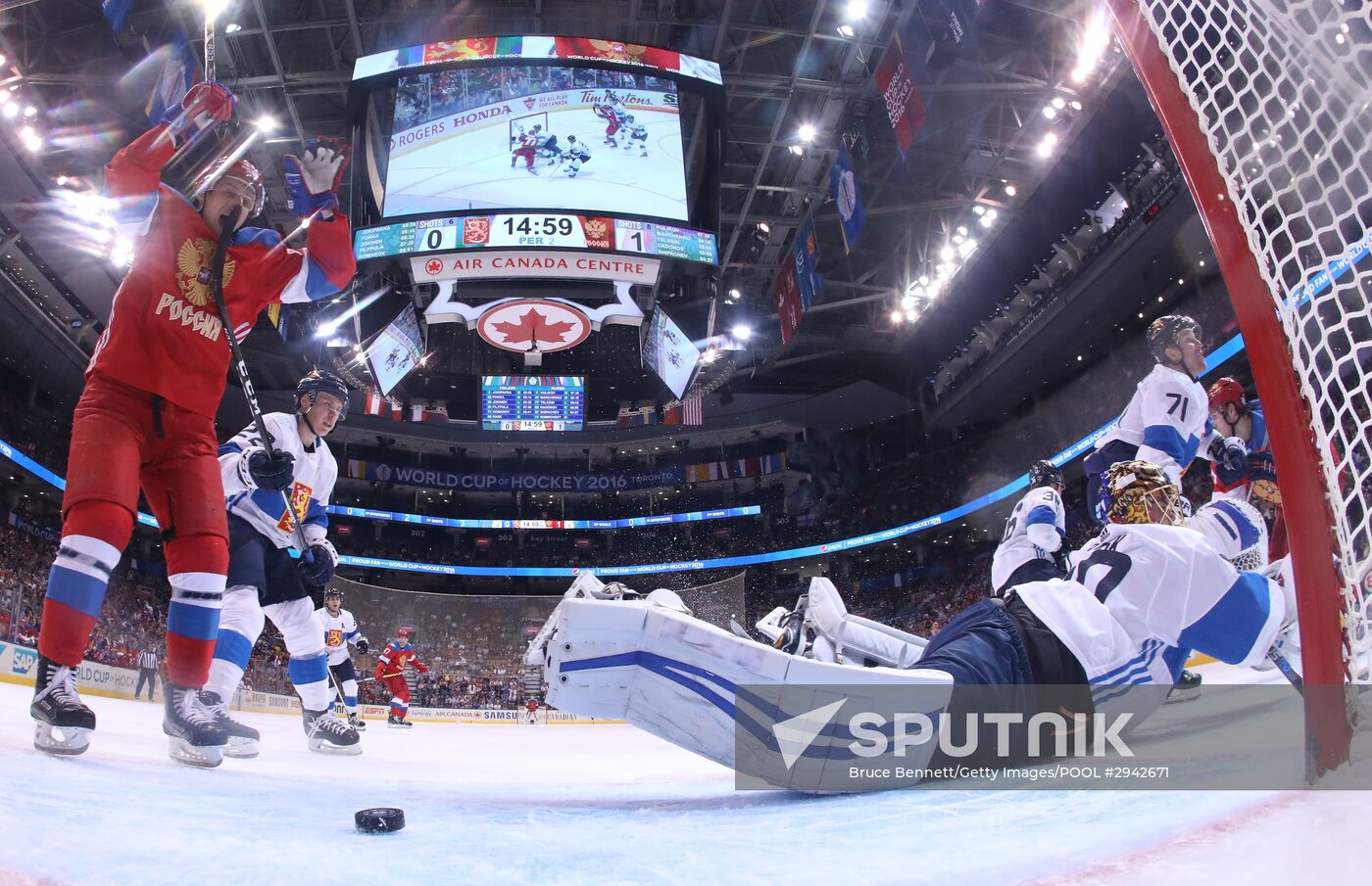 2016 World Cup of Hockey. Russia vs. Finland