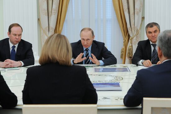 President Putin holds several meetings in the wake of the September 18 elections